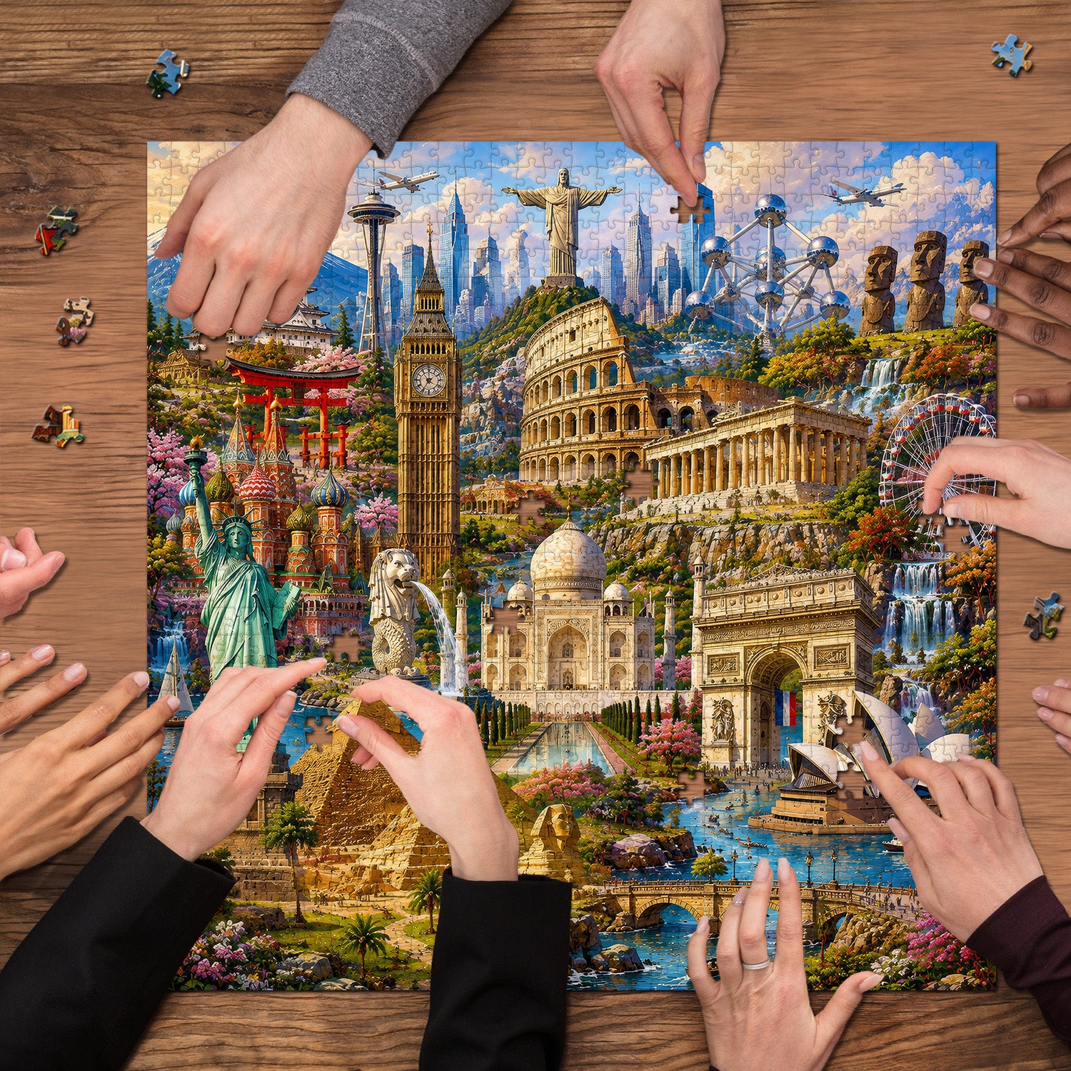 Puzzle Maravillas del Mundo 1000 Piezas