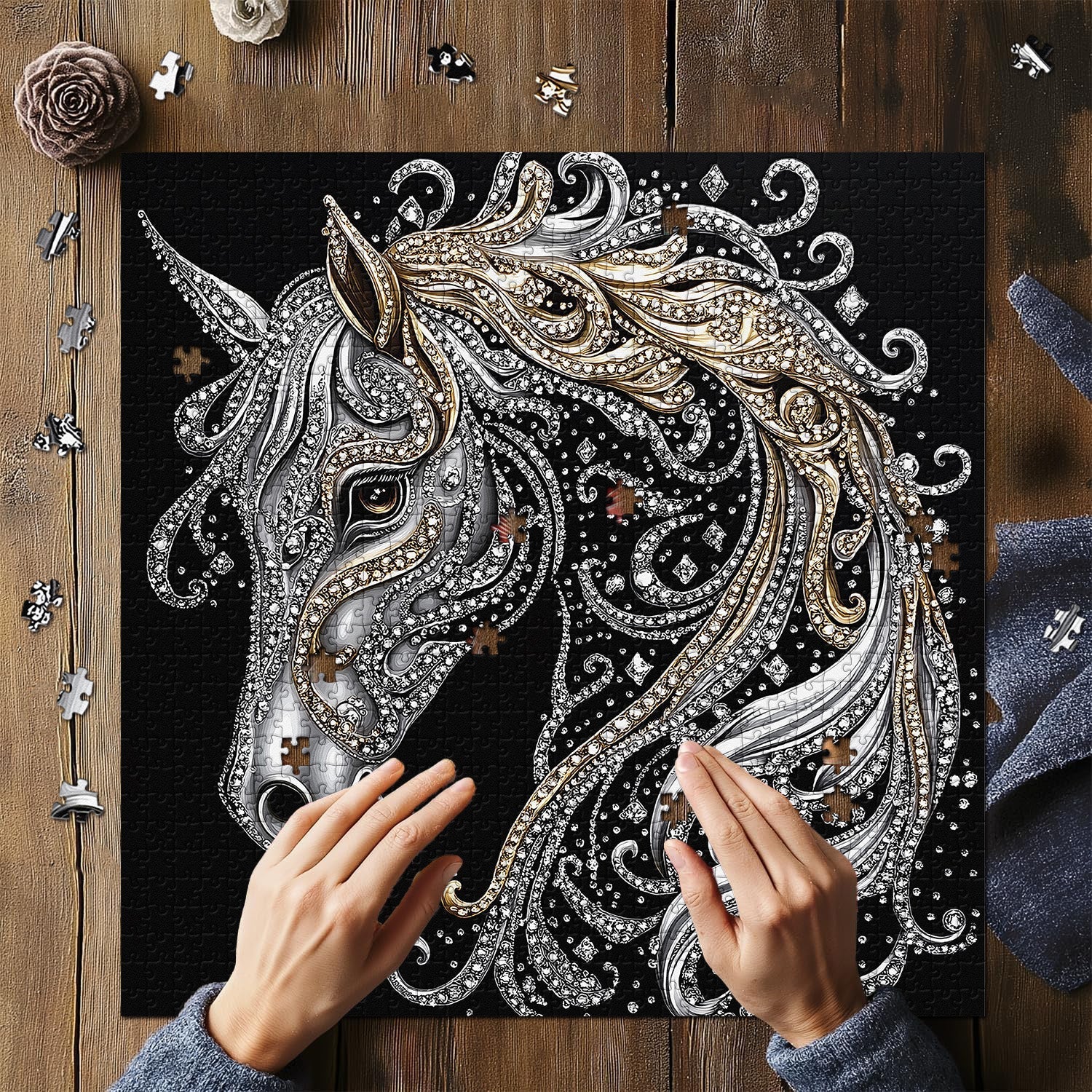 Diamond Horse Jigsaw Puzzle 1000 Pieces