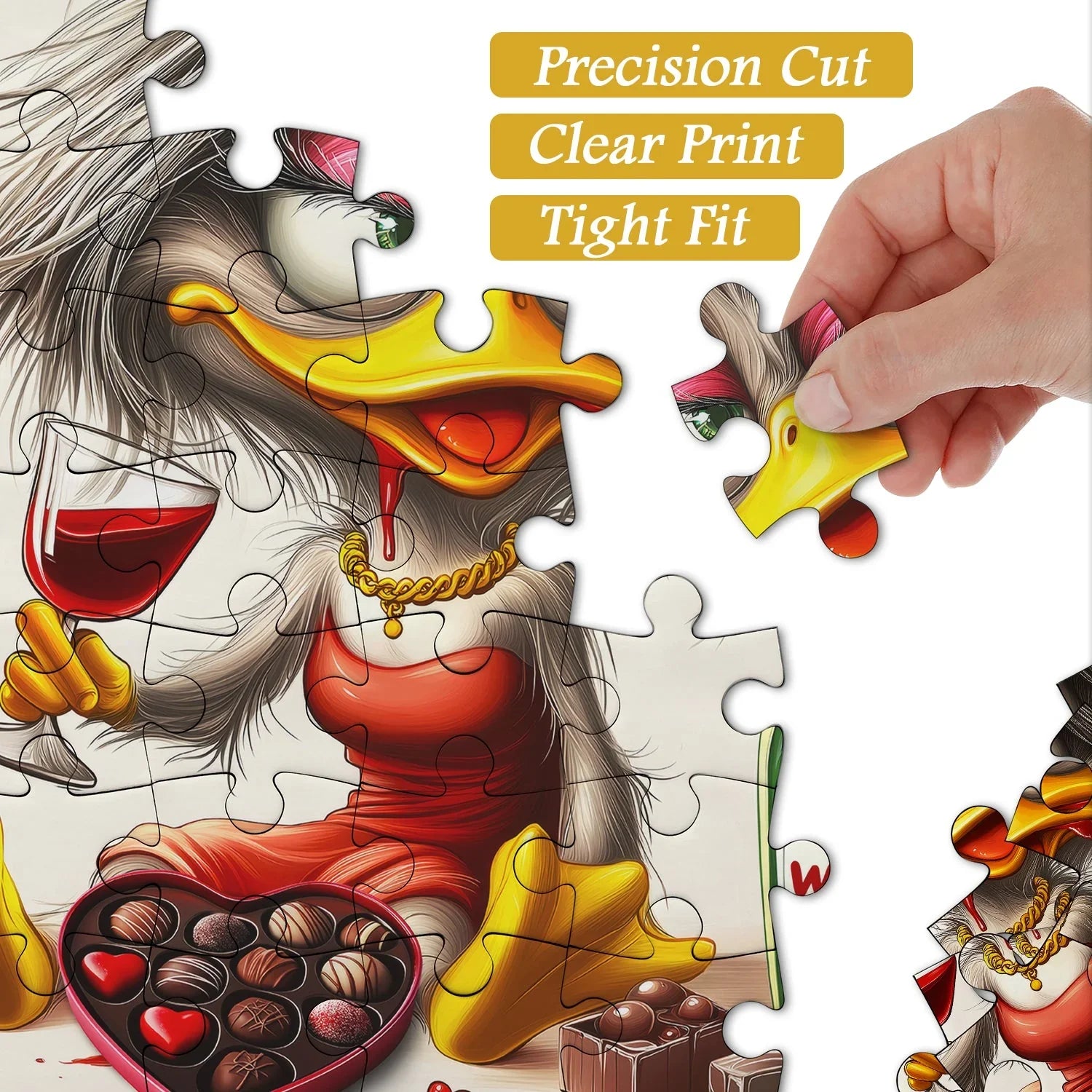 Lovestruck Duck Jigsaw Puzzle 1000 Pieces