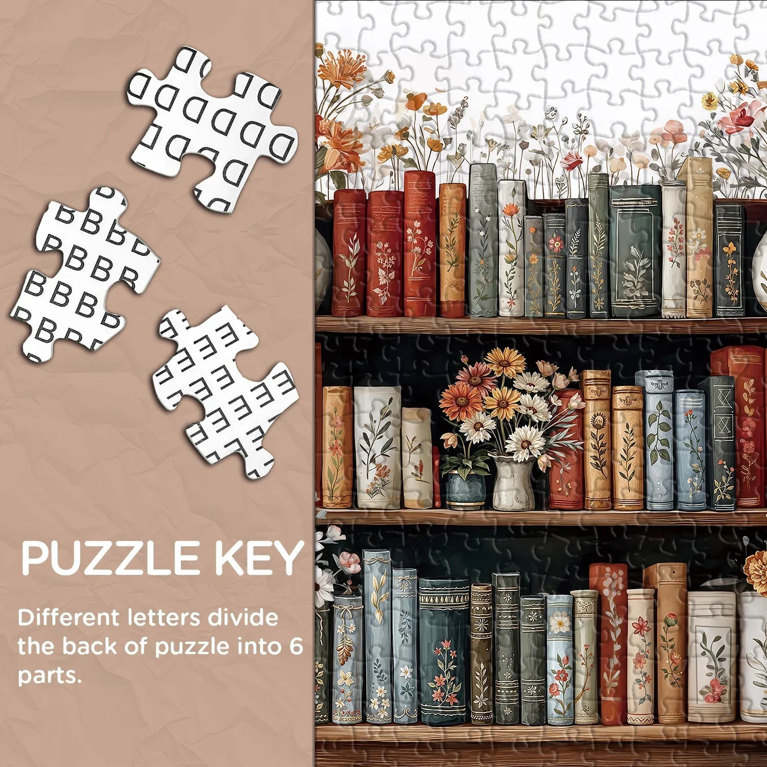 Floral Folios Jigsaw Puzzle 1000 Pieces