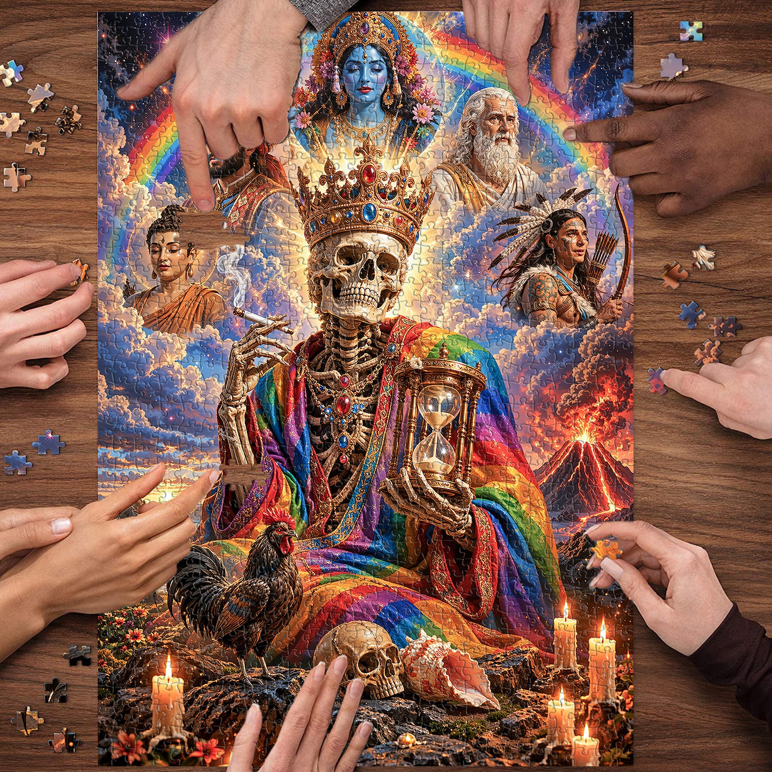 Surrounded by Gods Jigsaw Puzzle 1000 Pieces