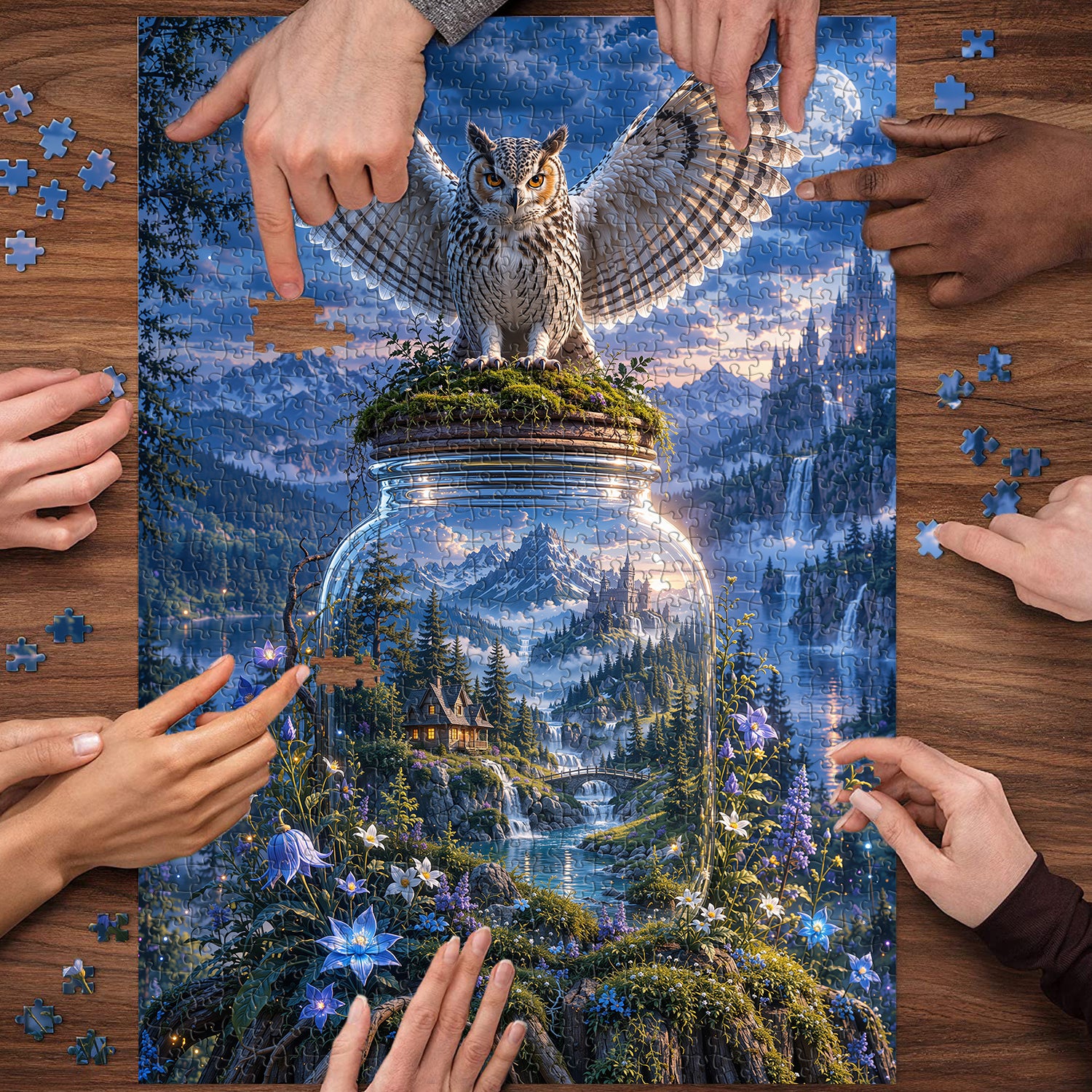 Moonlit Sanctuary Puzzle 1000 Teile
