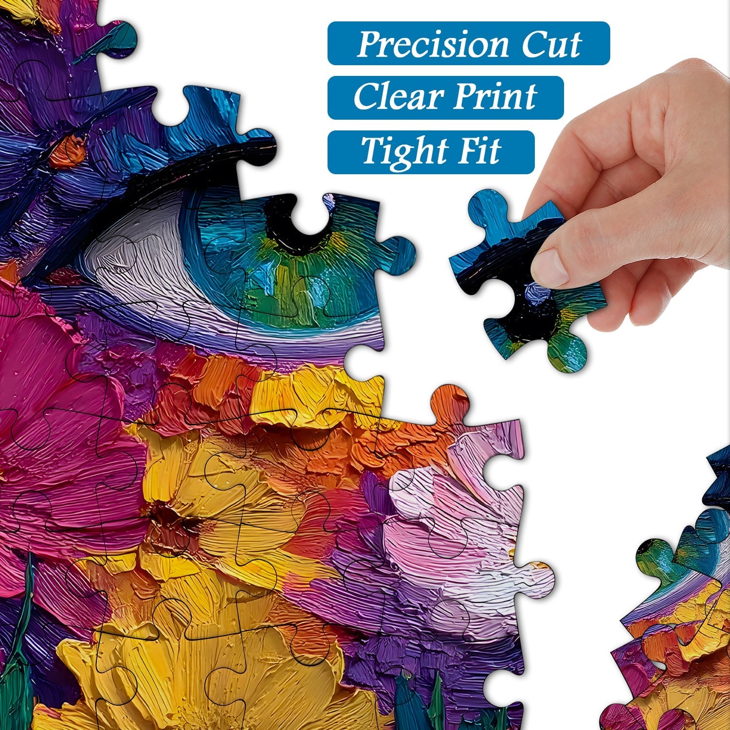 Floral Eye Jigsaw Puzzle 1000 Pieces