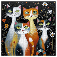Garden Muse Cats Jigsaw Puzzle 1000 Pieces
