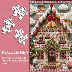 Candy Gingerbread House Jigsaw Puzzle 1000 Stück