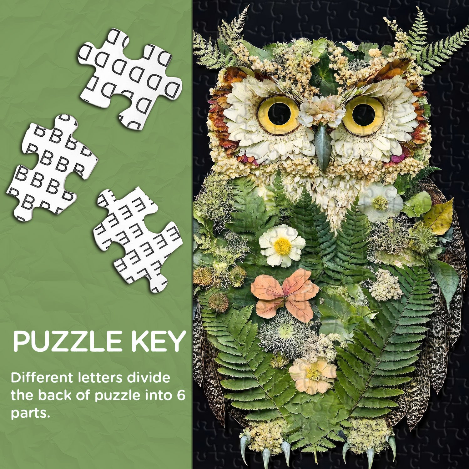 The Foliage Owl Night Jigsaw Puzzle 1000 Pieces