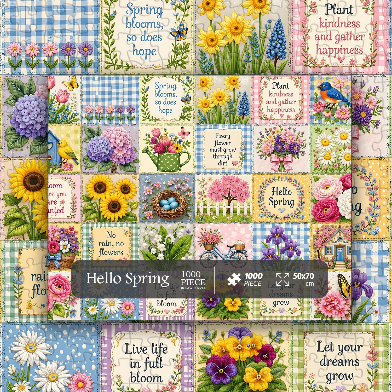 Hello Spring Jigsaw Puzzle 1000 Pieces