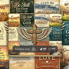 Scripture Grid Jigsaw Puzzle 1000 Pieces