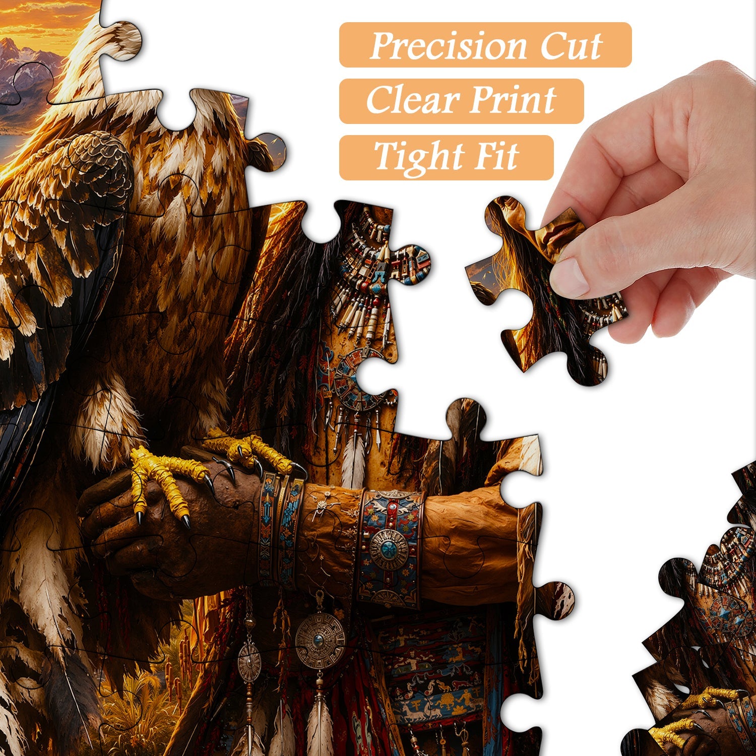 Puzzle Tribal Spirit Eagle 1000 pezzi