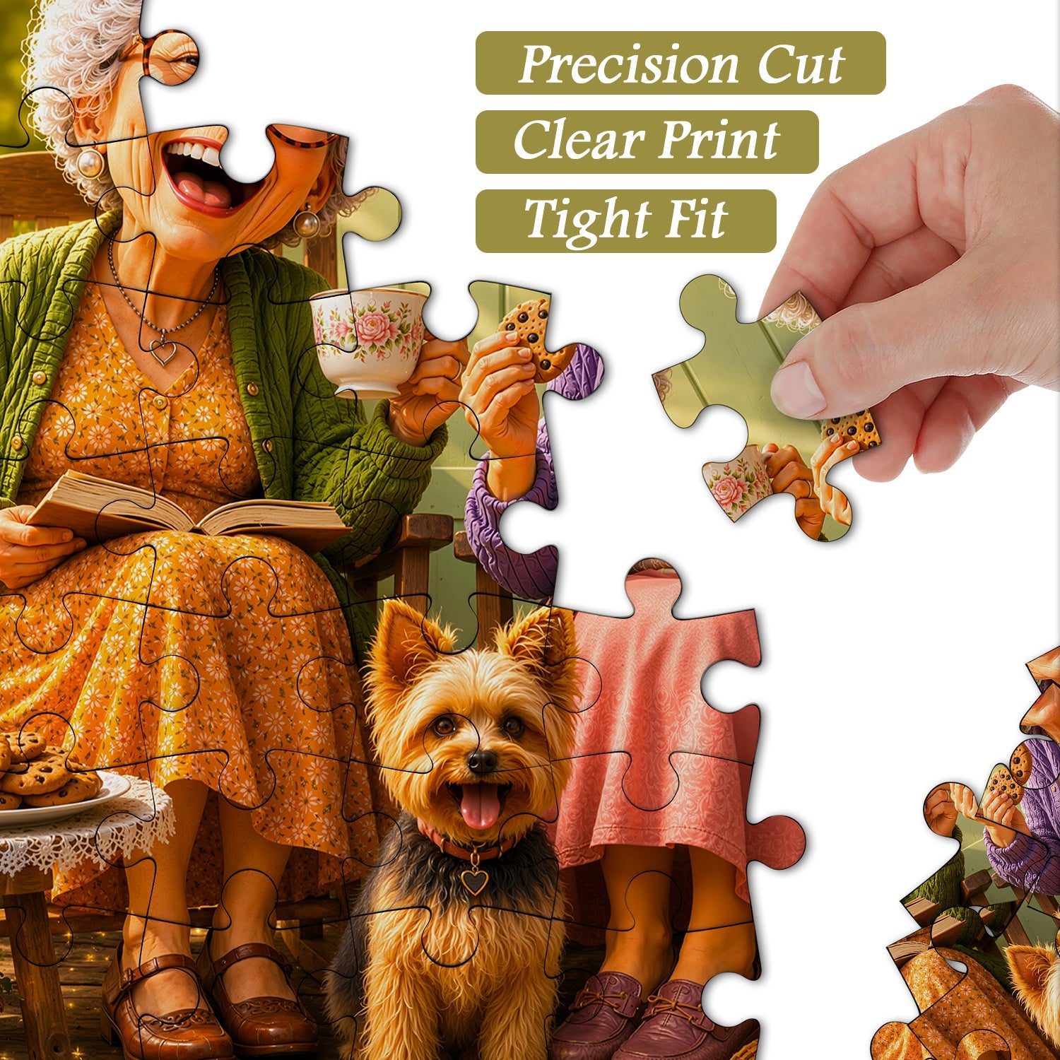Sunny Grandmas Jigsaw Puzzle 1000 Pieces