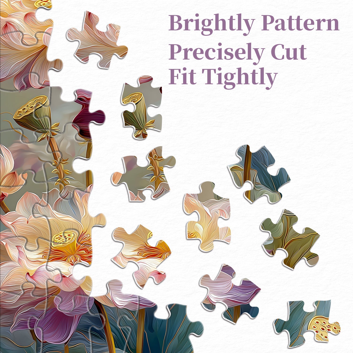 Serene Lotus Art Jigsaw Puzzle 1000 Pieces