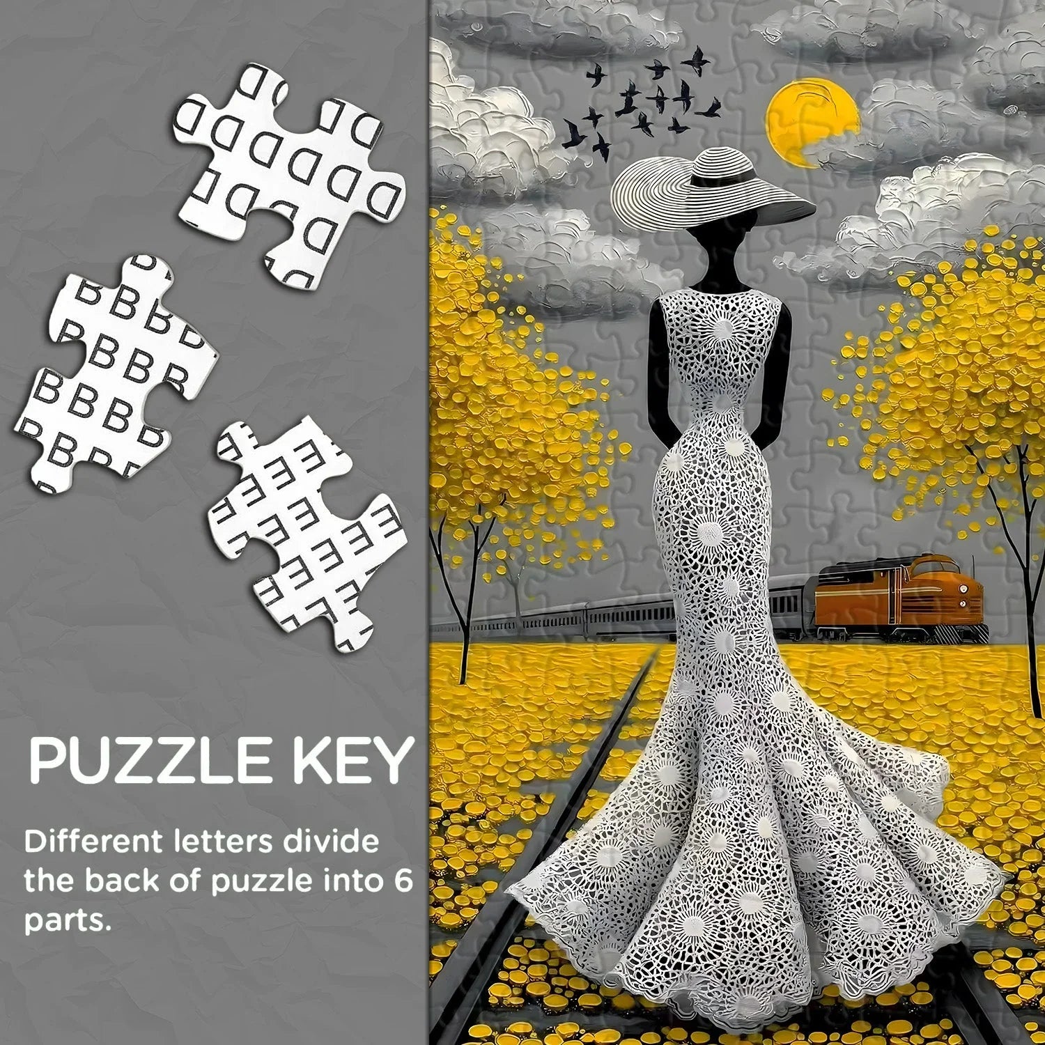 Elegante Flugbahn Puzzle 1000 Teile