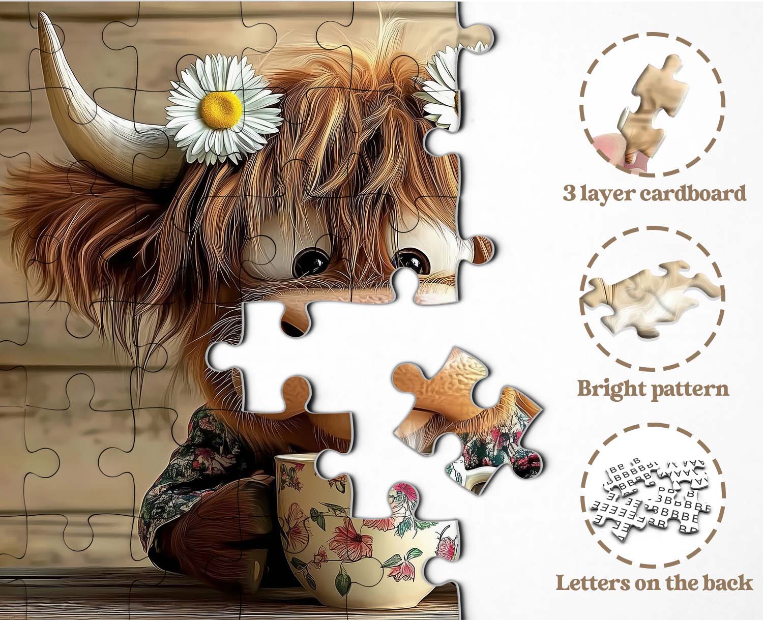 Cow's Coffee Time Puzzle 1000 Teile
