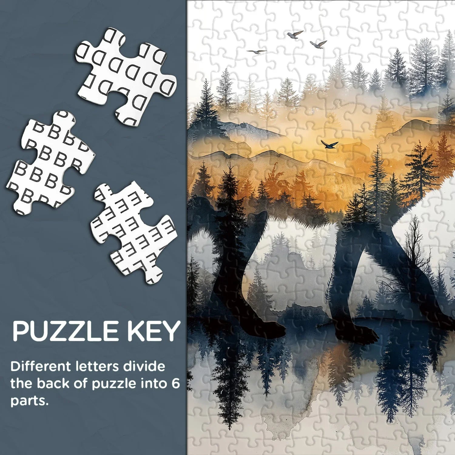 Dusk Wanderer Jigsaw Puzzle 1000 Pieces
