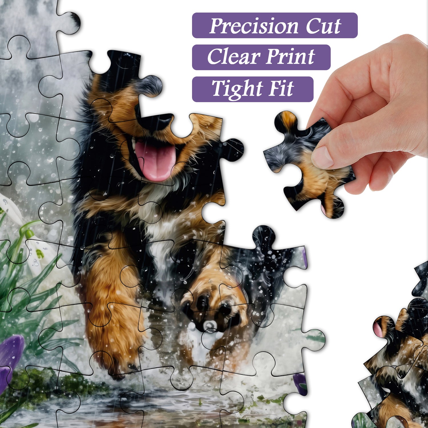 Rainy Play Jigsaw Puzzle 1000 Pieces