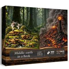 Middle-earth in a Book Jigsaw Puzzle 1000 Pieces