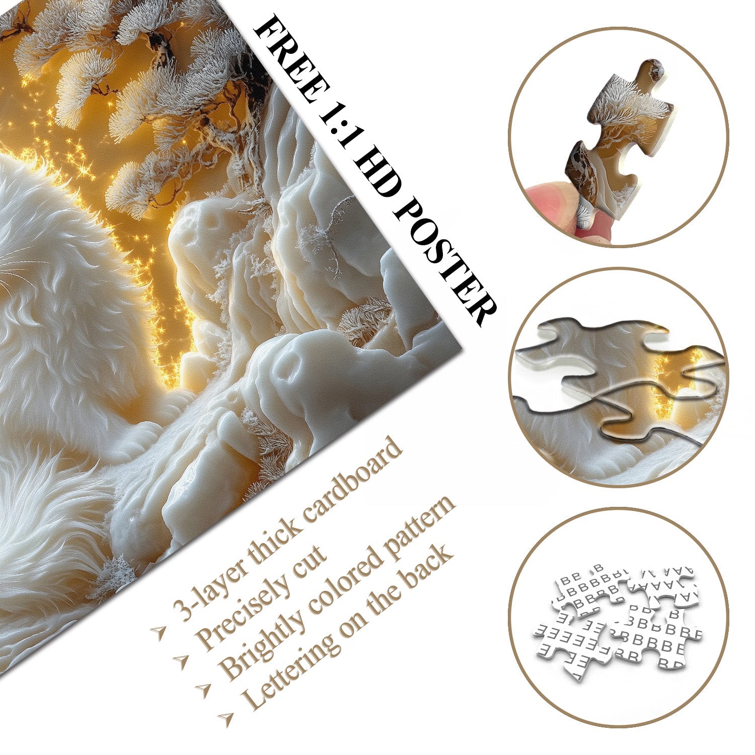 Jade & Whiskers Jigsaw Puzzle 1000 Pieces