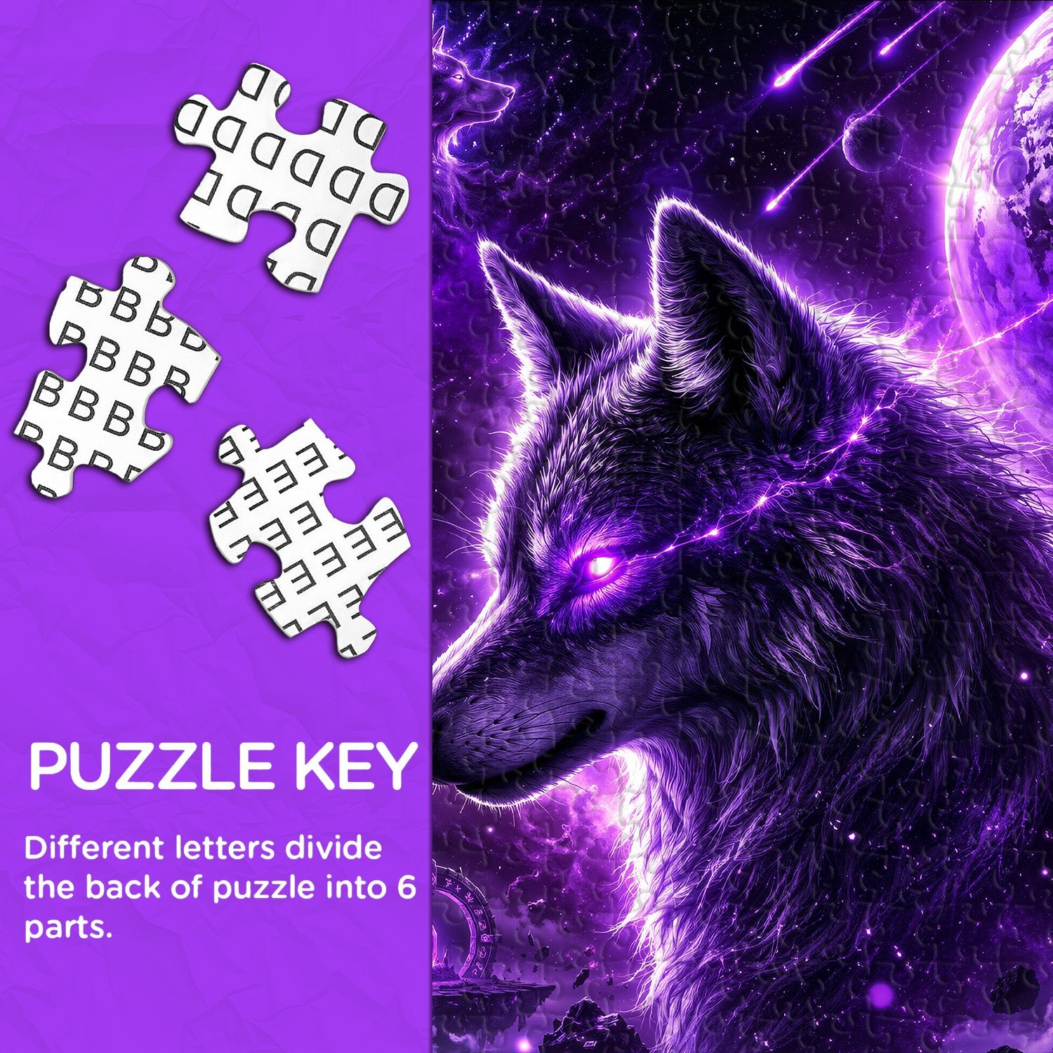 Nebula Wolf Soul Jigsaw Puzzle 1000 Pieces