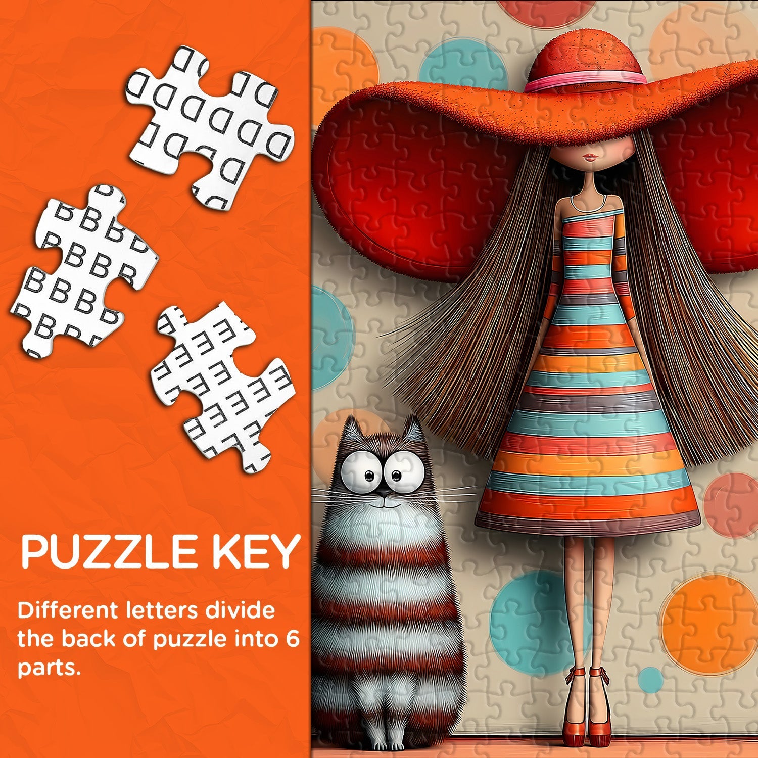 Red Hat Girl Jigsaw Puzzle 1000 Pieces