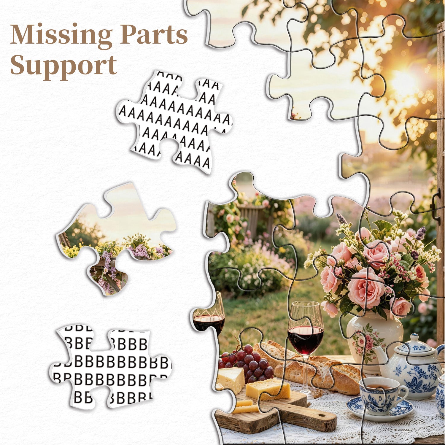 Whispers of a Summer Garden Jigsaw Puzzle 1000 Pieces