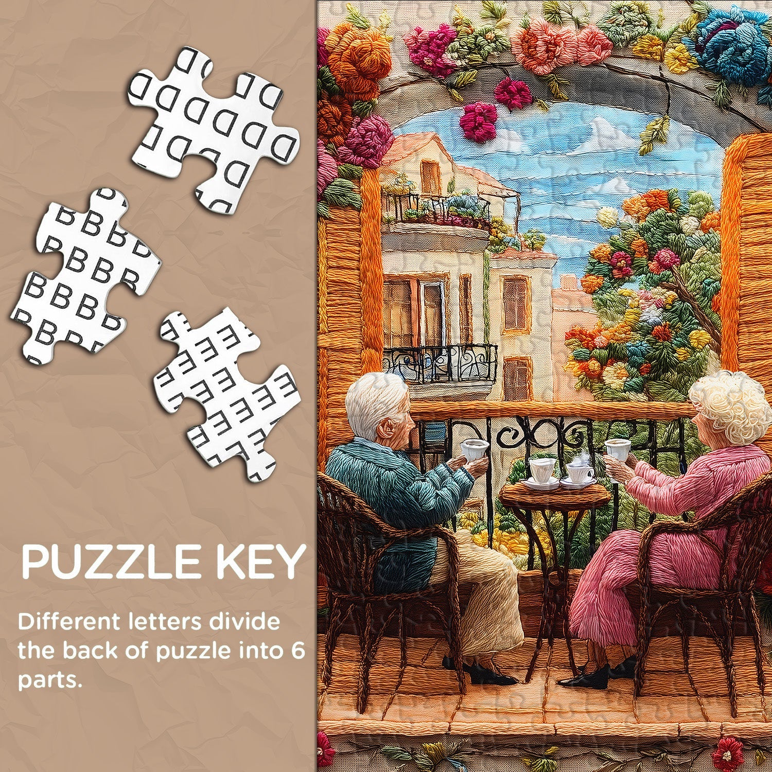 Puzzle per il tè pomeridiano accogliente, 1000 pezzi