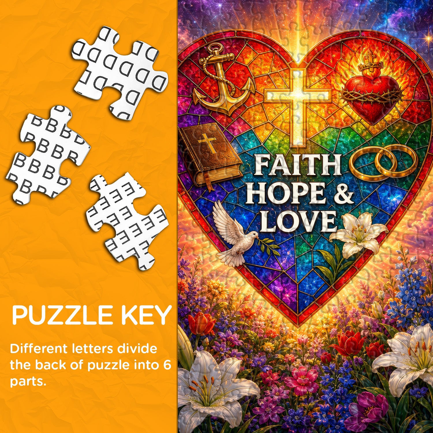 Heart of Faith Jigsaw Puzzle 1000 Pieces