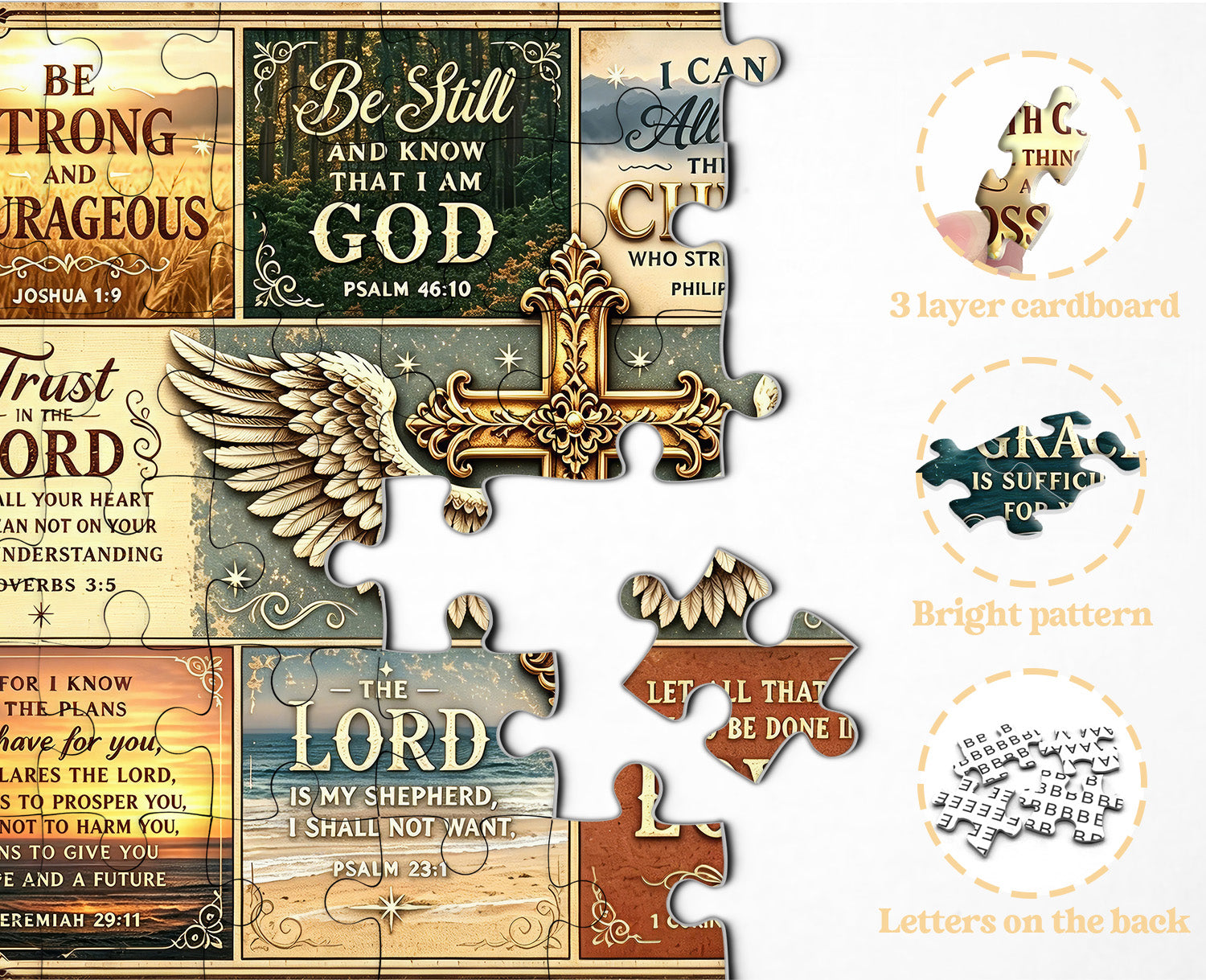 Scripture Grid Jigsaw Puzzle 1000 Pieces