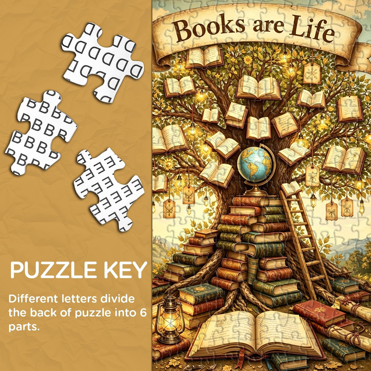 Book Tree Jigsaw Puzzle 1000 Pieces