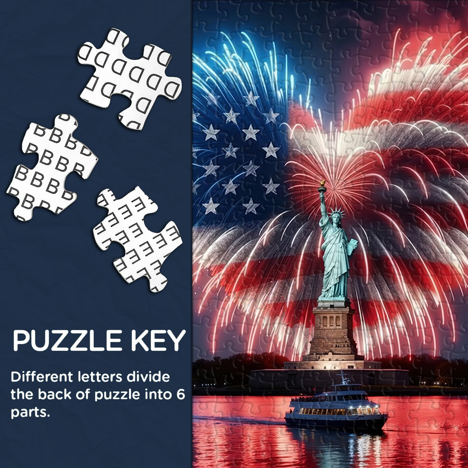 Stars & Fireworks Jigsaw Puzzle 1000 Pieces
