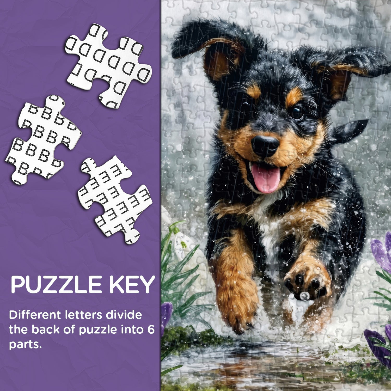 Rainy Play Jigsaw Puzzle 1000 Pieces