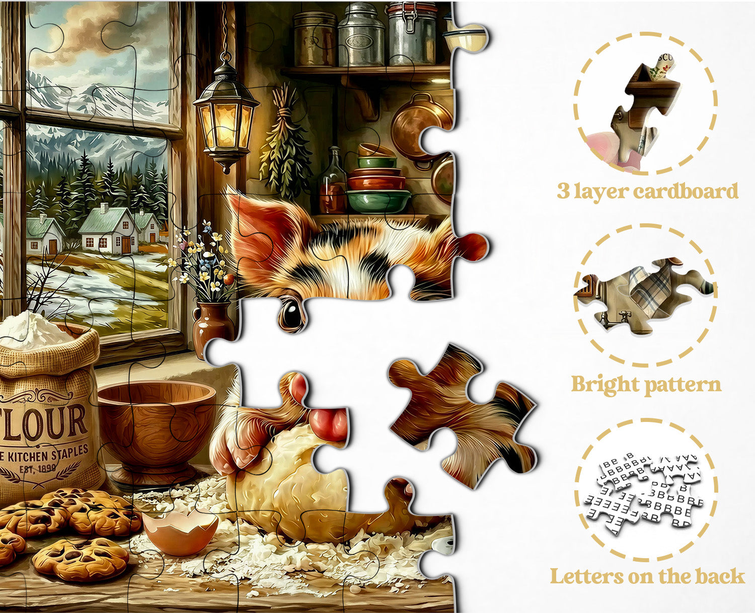Puzzle Piggy Chef da 1000 pezzi
