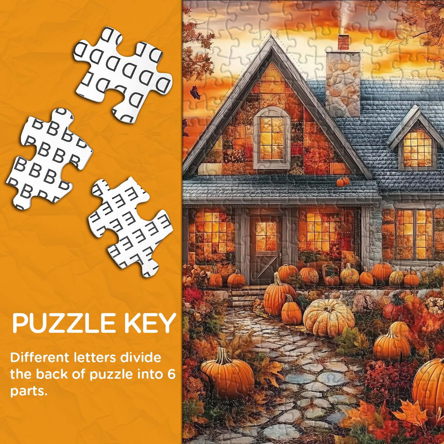 Autumn Harvest Home Jigsaw Puzzle 1000 Pieces