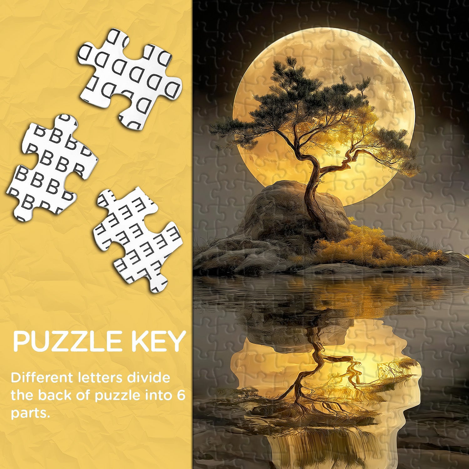 Moonlit Tree Jigsaw Puzzle 1000 Pieces