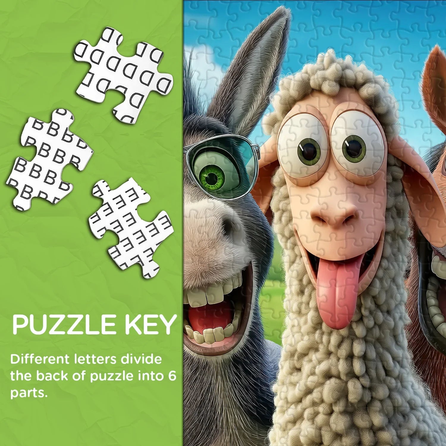 Puzzle Ranch qui rit 1000 pièces