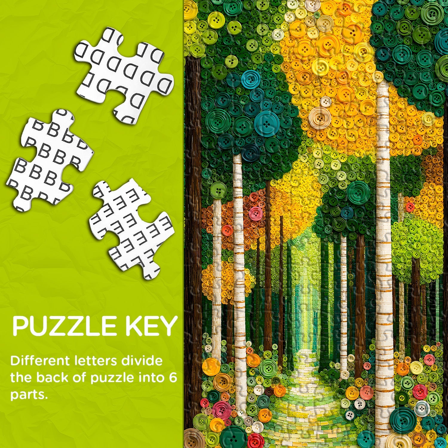 Sunlit Path Jigsaw Puzzle 1000 Pieces