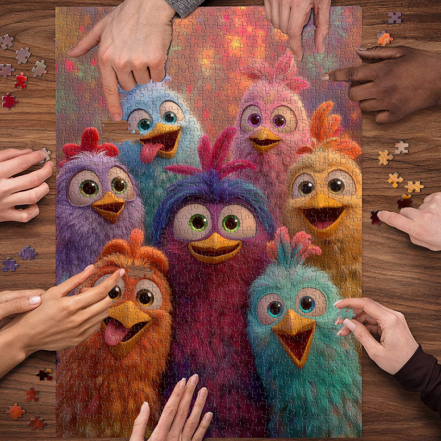 Blissful Fluffets Jigsaw Puzzle 1000 Pieces