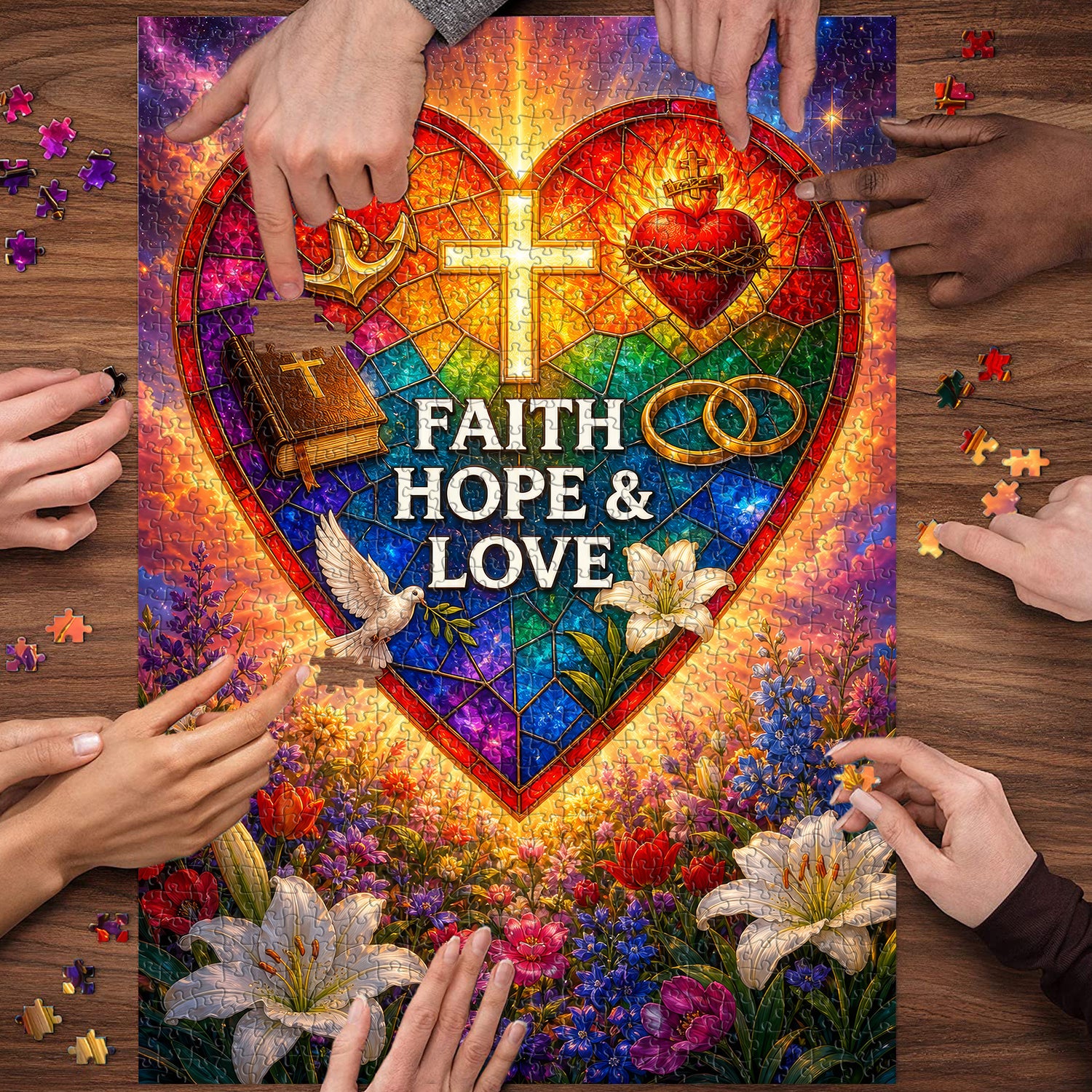 Heart of Faith Jigsaw Puzzle 1000 Pieces