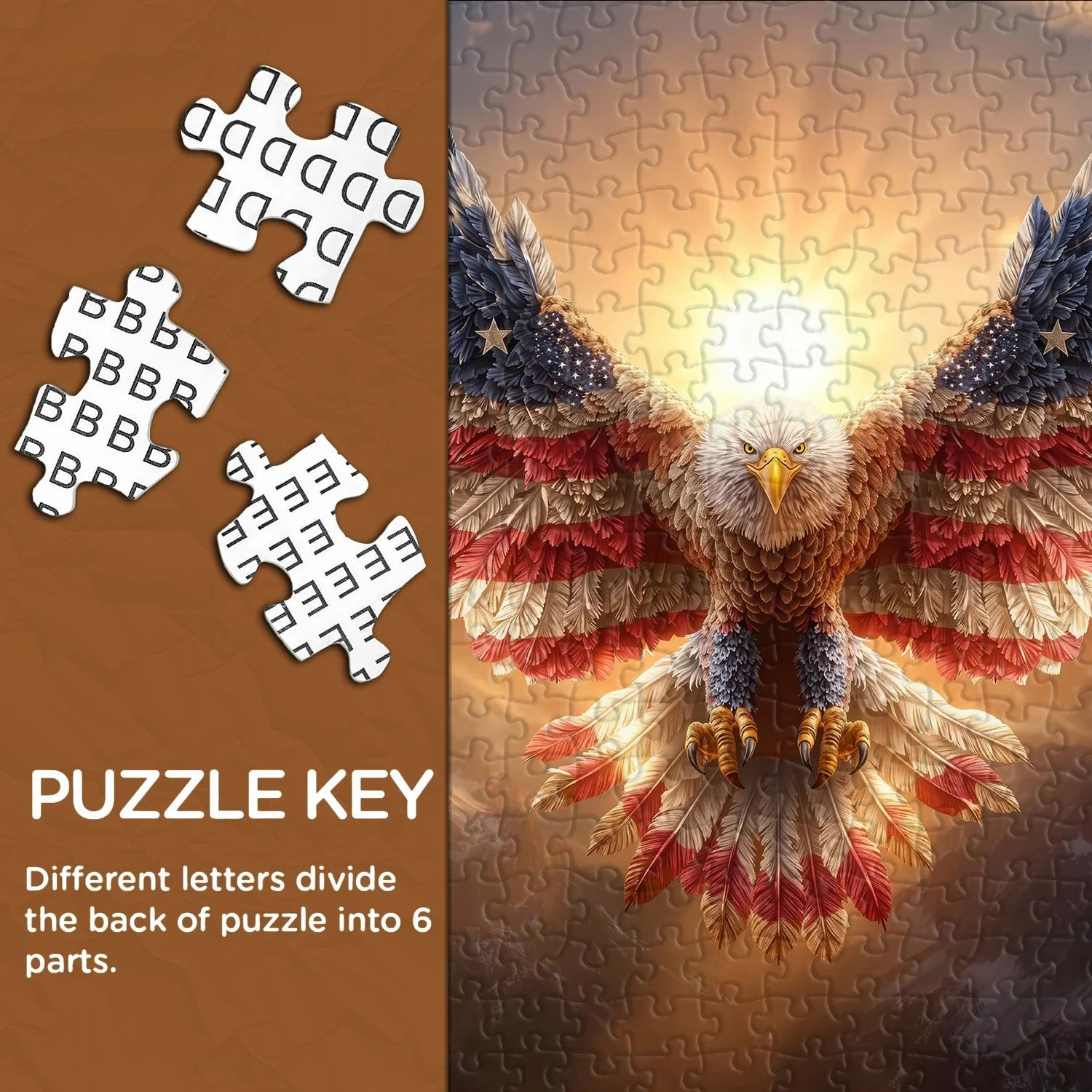 Eagle of Liberty Jigsaw Puzzle 1000 Pieces