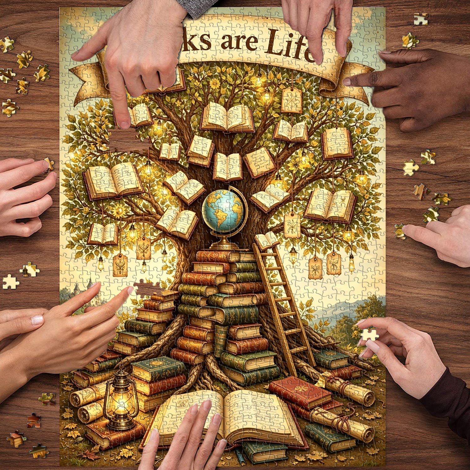 Book Tree Jigsaw Puzzle 1000 Pieces