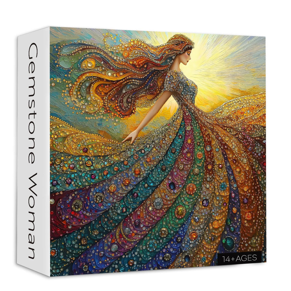 Gemstone Woman Jigsaw Puzzle 1000 Piece
