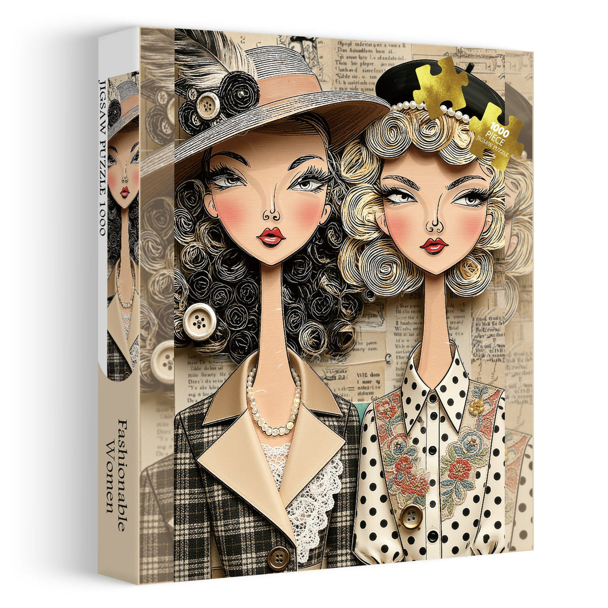 Fashionable Women Jigsaw Puzzle 1000 Pieces