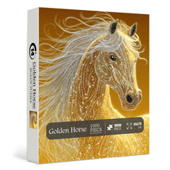 Golden Horse Jigsaw Puzzle 1000 Pieces