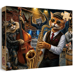 Puzzle Street Jazz Cats da 1000 pezzi