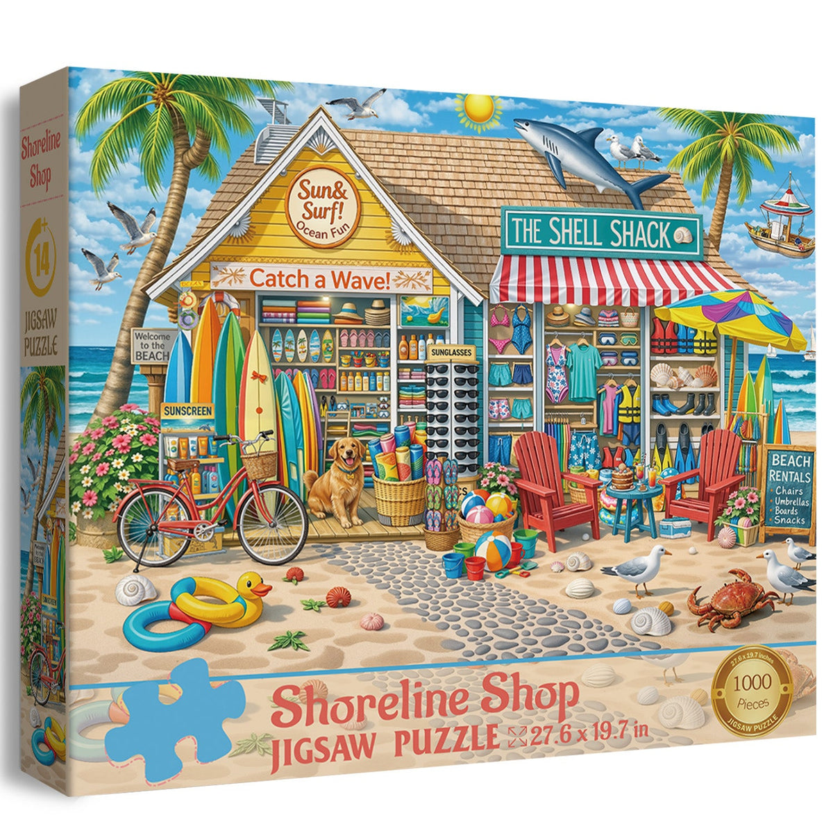Shoreline Shop Jigsaw Puzzle 1000 pezzi