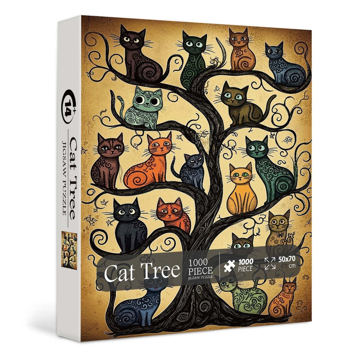 Cat Tree Jigsaw Puzzle 1000 Pieces