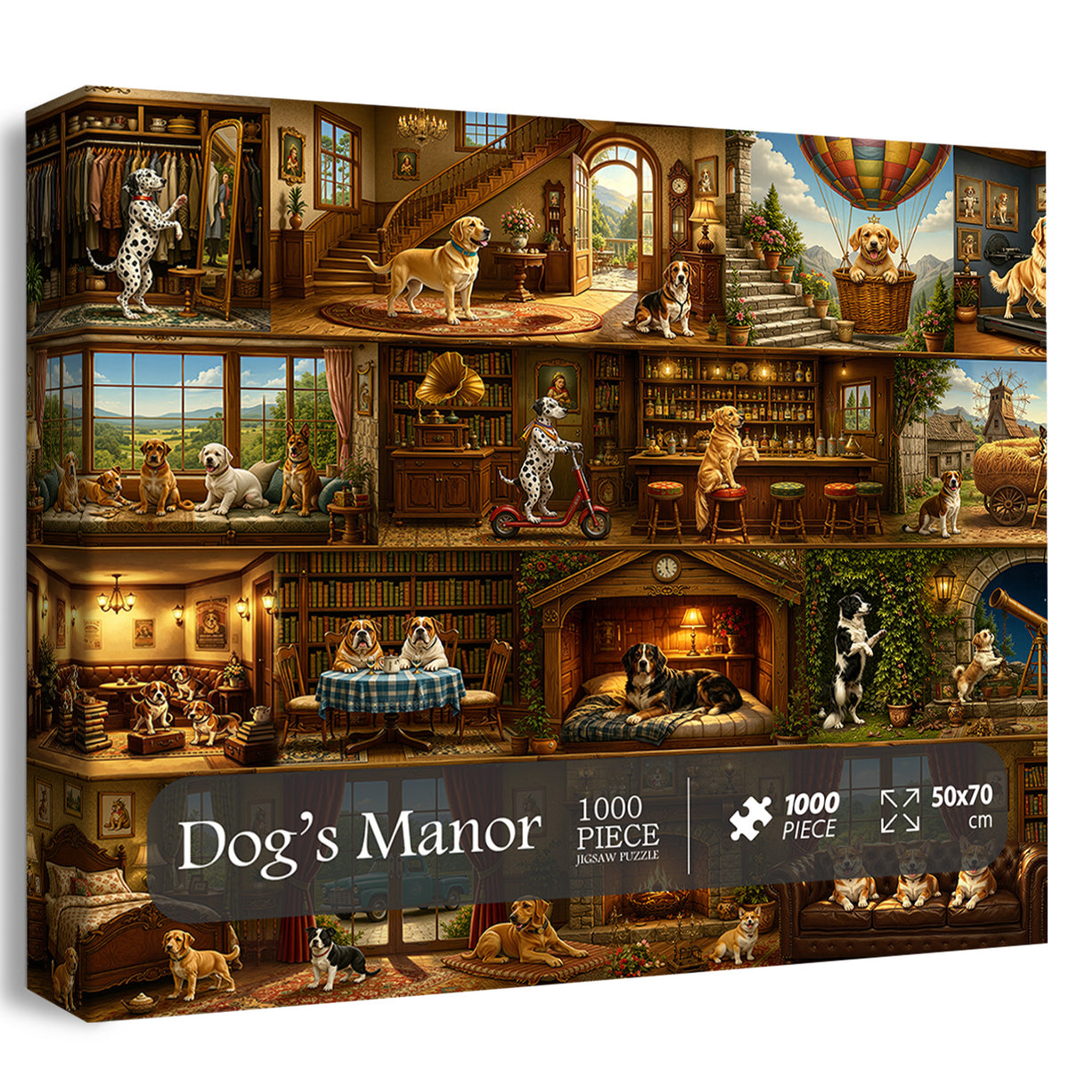 Puzzle Dog's Manor, 1000 pezzi
