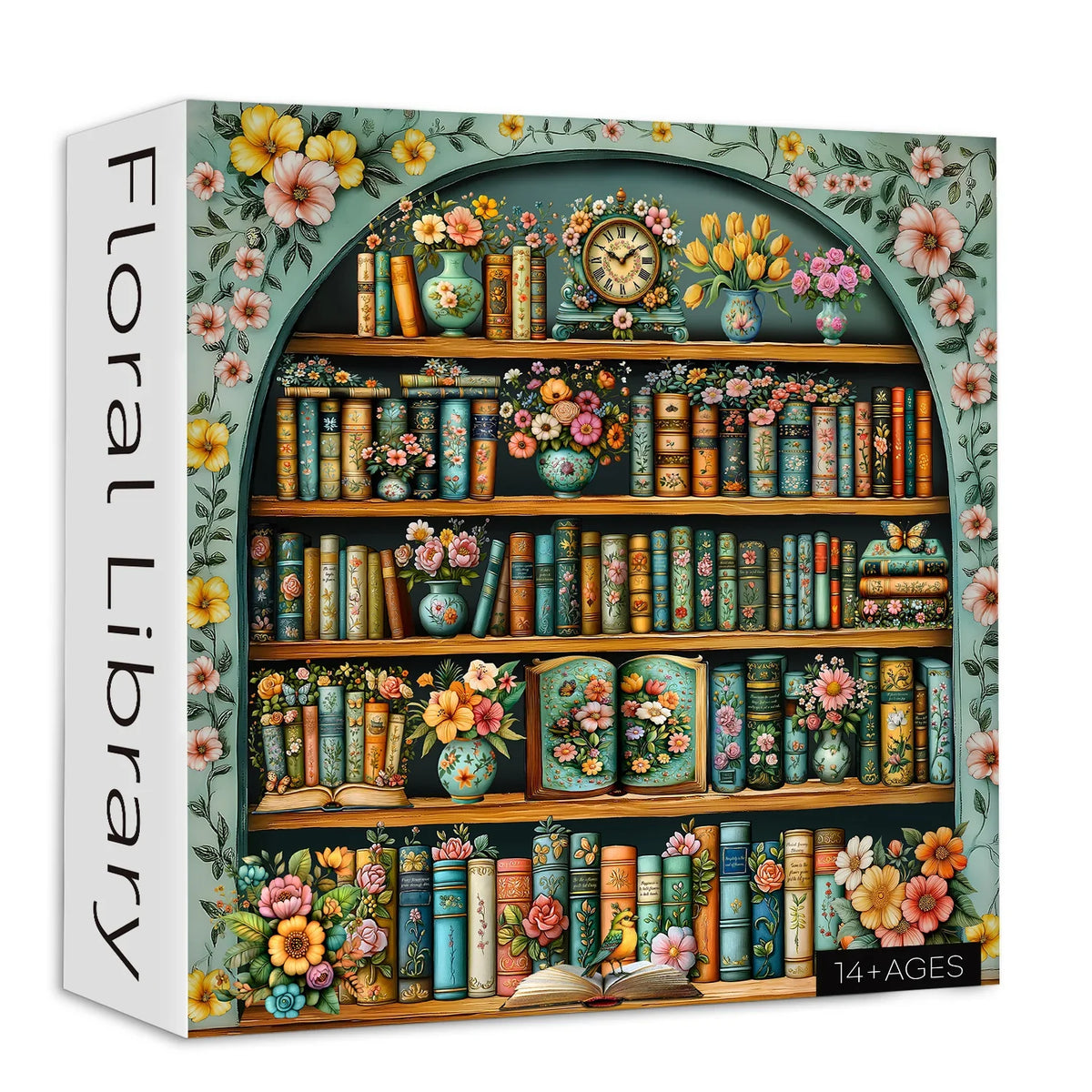 Floral Library Jigsaw Puzzle 1000 Pieces