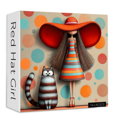Red Hat Girl Jigsaw Puzzle 1000 Pieces