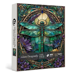 Glass Dragonfly Jigsaw Puzzle 1000 Pieces