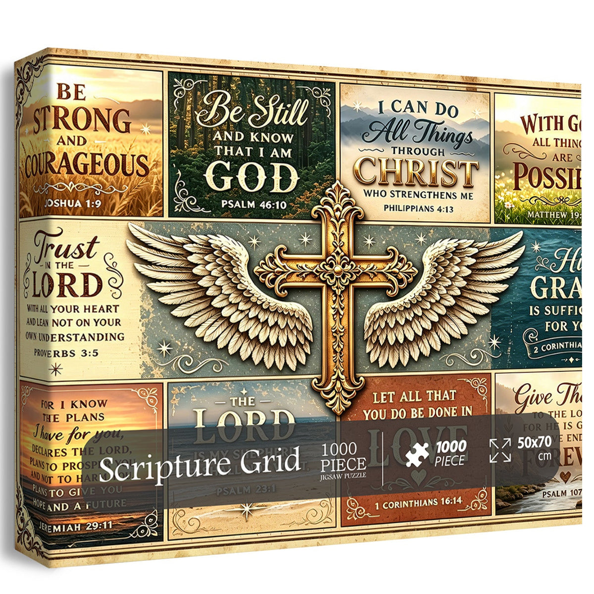 Scripture Grid Jigsaw Puzzle 1000 Pieces